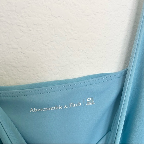Abercrombie & Fitch Blue Mini Exercise Dress - Picture 3 of 4